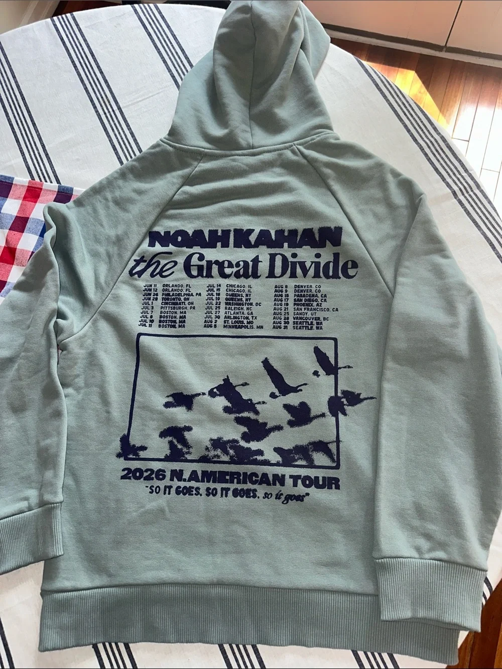 Noah Kahan Official THE GREAT DIVIDE concert hoodie - Picture 2 of 3